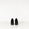 Balenciaga Black Knit Court Shoes