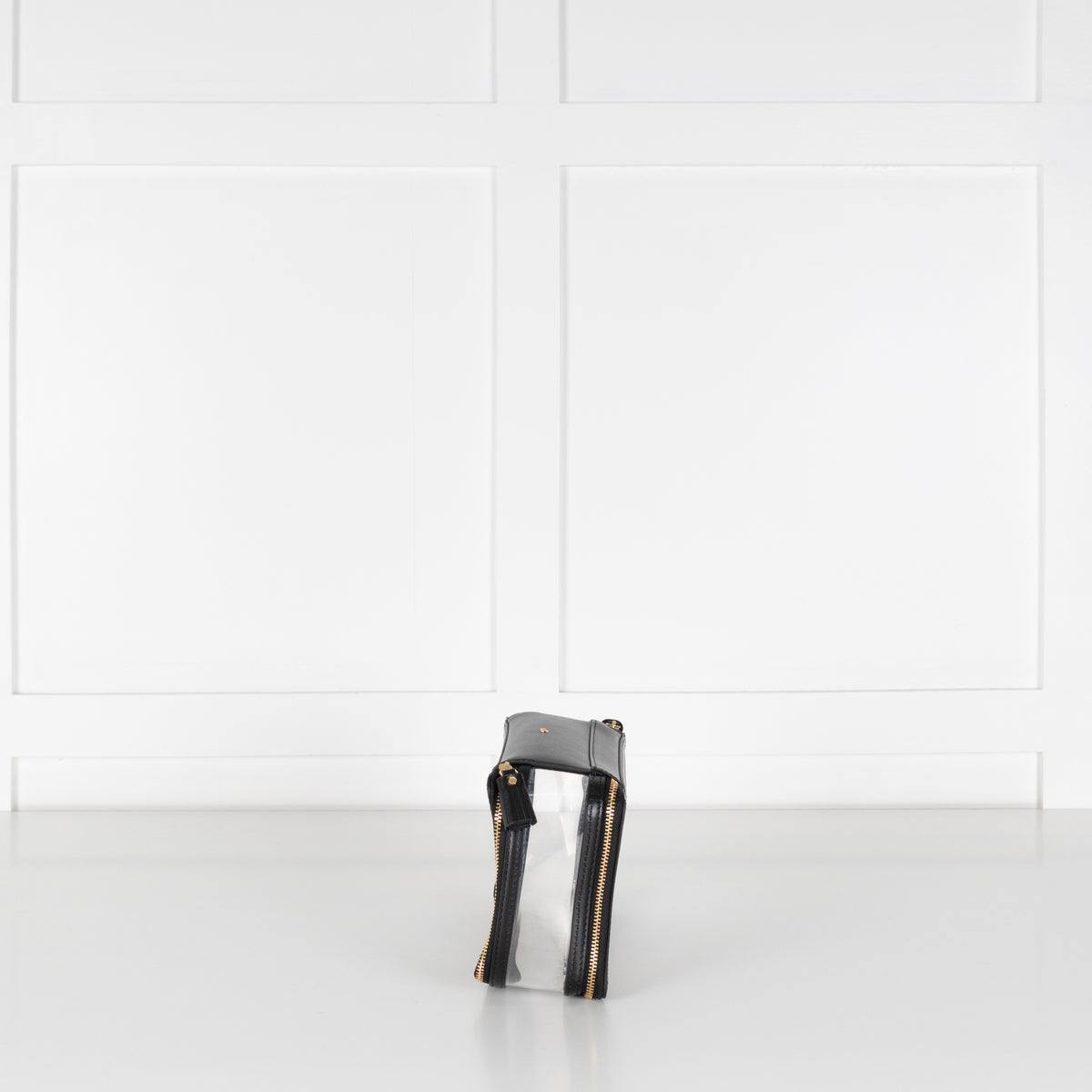 Anya Hindmarch Black Touch Down Makeup Bag