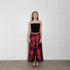 Psophia Brocade Floral Pink and Red Culottes