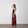 Psophia Brocade Floral Pink and Red Culottes