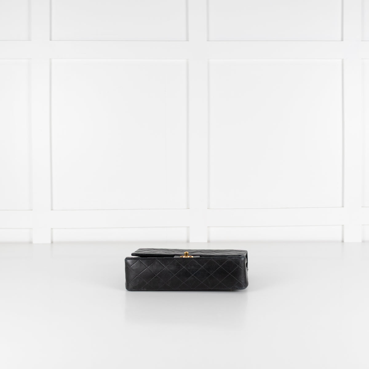 Chanel Vintage Black Lambskin Double Flap