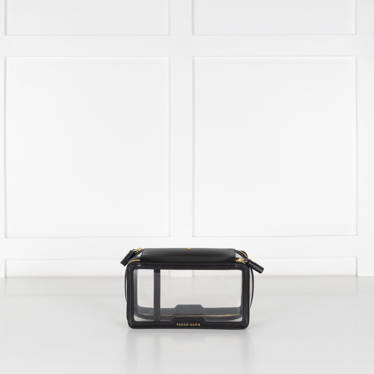 Anya Hindmarch Black Touch Down Makeup Bag