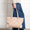 Gucci Pink Ophidia GG Medium Canvas Tote