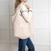 APC Ninon Cream Boucle Tote Bag