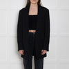 Dries Van Noten Navy Textured Blazer