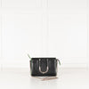 Mugler Black Crossbody Bag with Green Edges