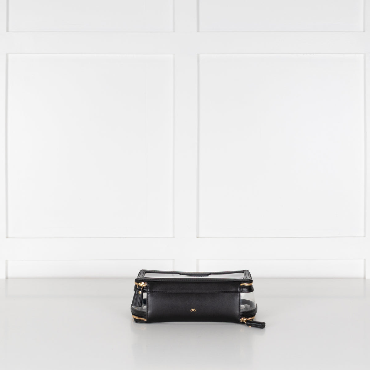 Anya Hindmarch Black Touch Down Makeup Bag