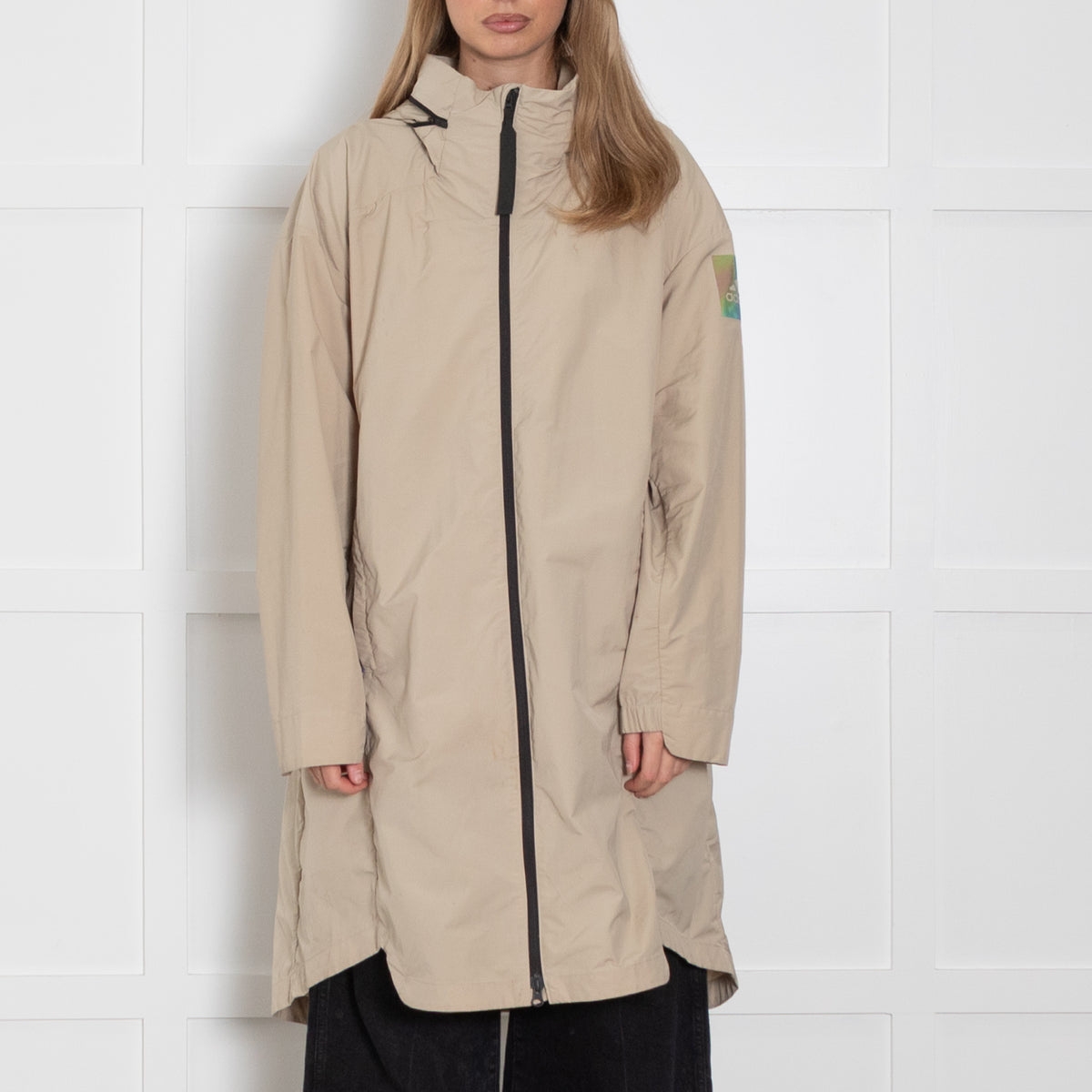 Adidas WIND.RDY Beige Windbreaker Jacket