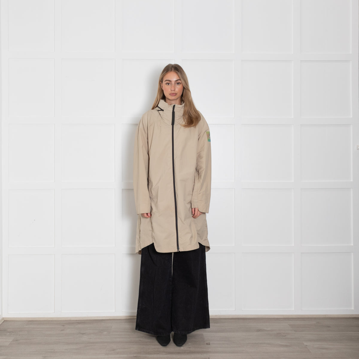 Adidas WIND.RDY Beige Windbreaker Jacket