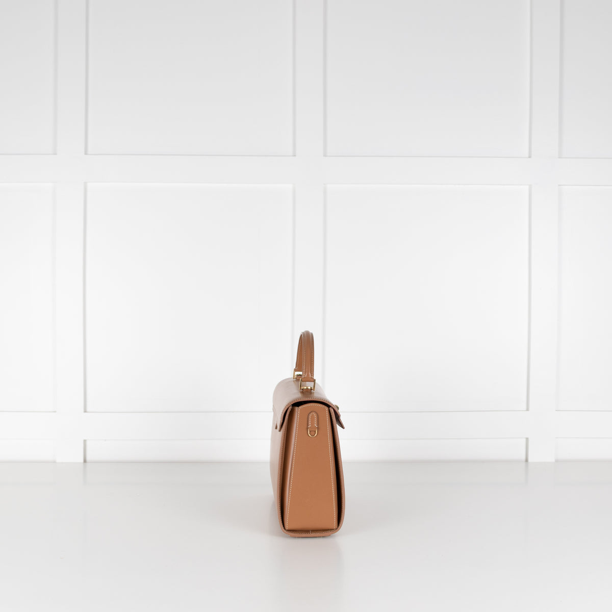 Anya Hindmarch Tan Mortimer Top Handle Bag