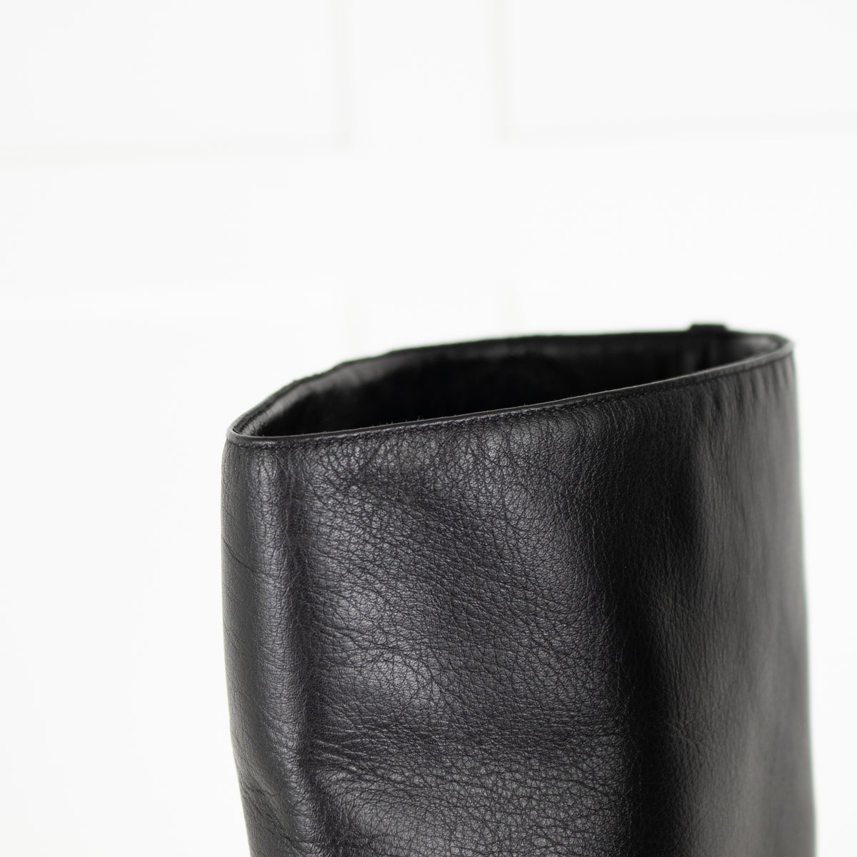 Jimmy Choo Black Knee Length Leather Boots