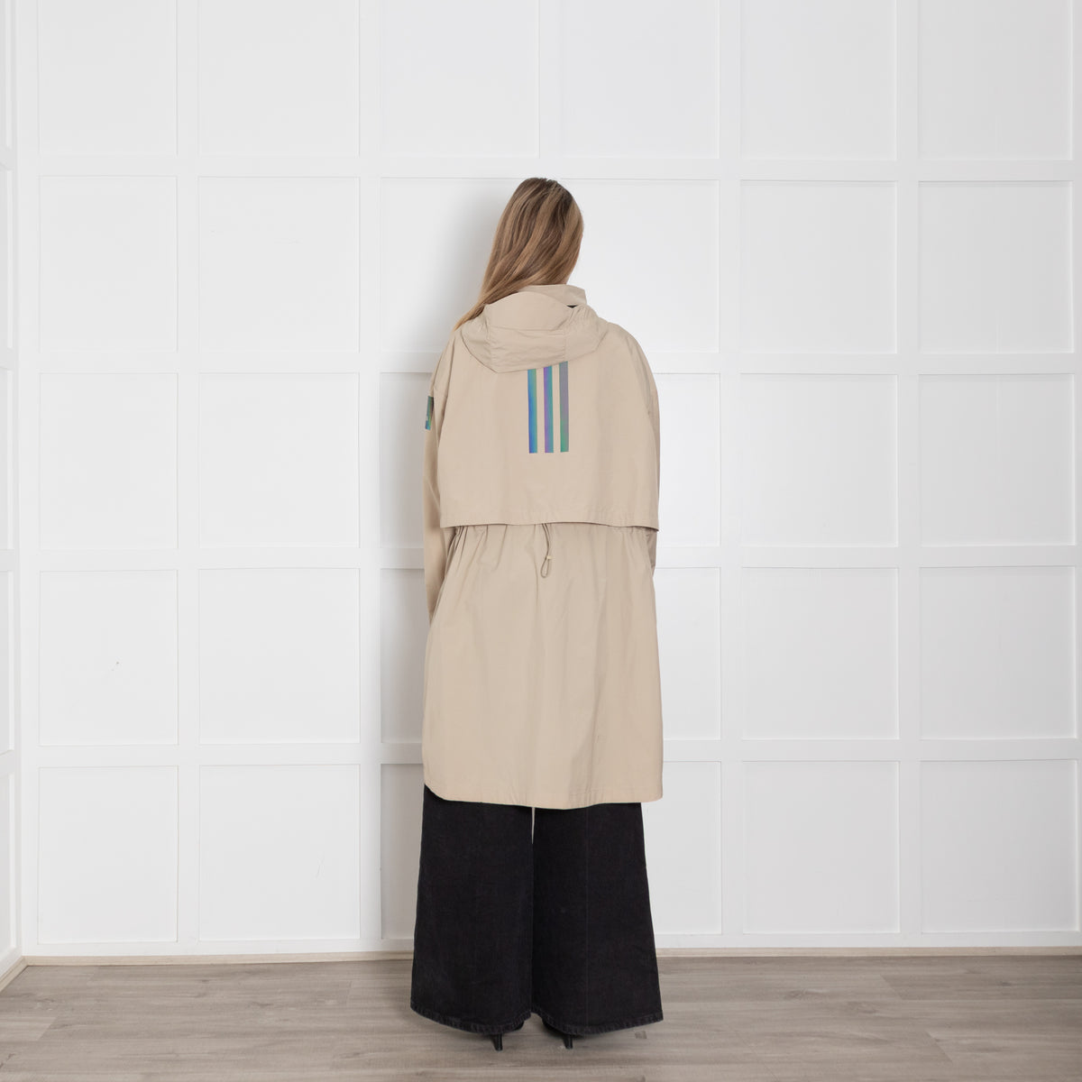 Adidas WIND.RDY Beige Windbreaker Jacket