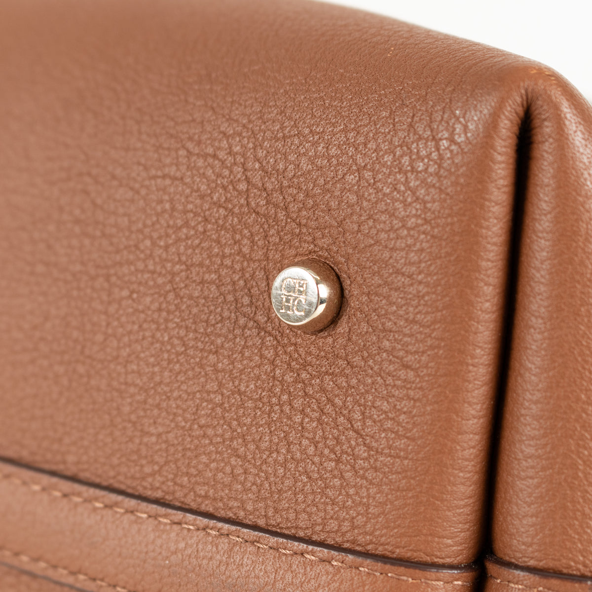 Carolina Herrera Tan Tote Bag