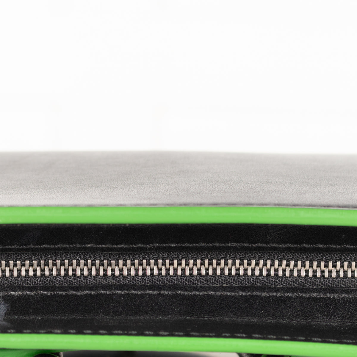 Mugler Black Crossbody Bag with Green Edges