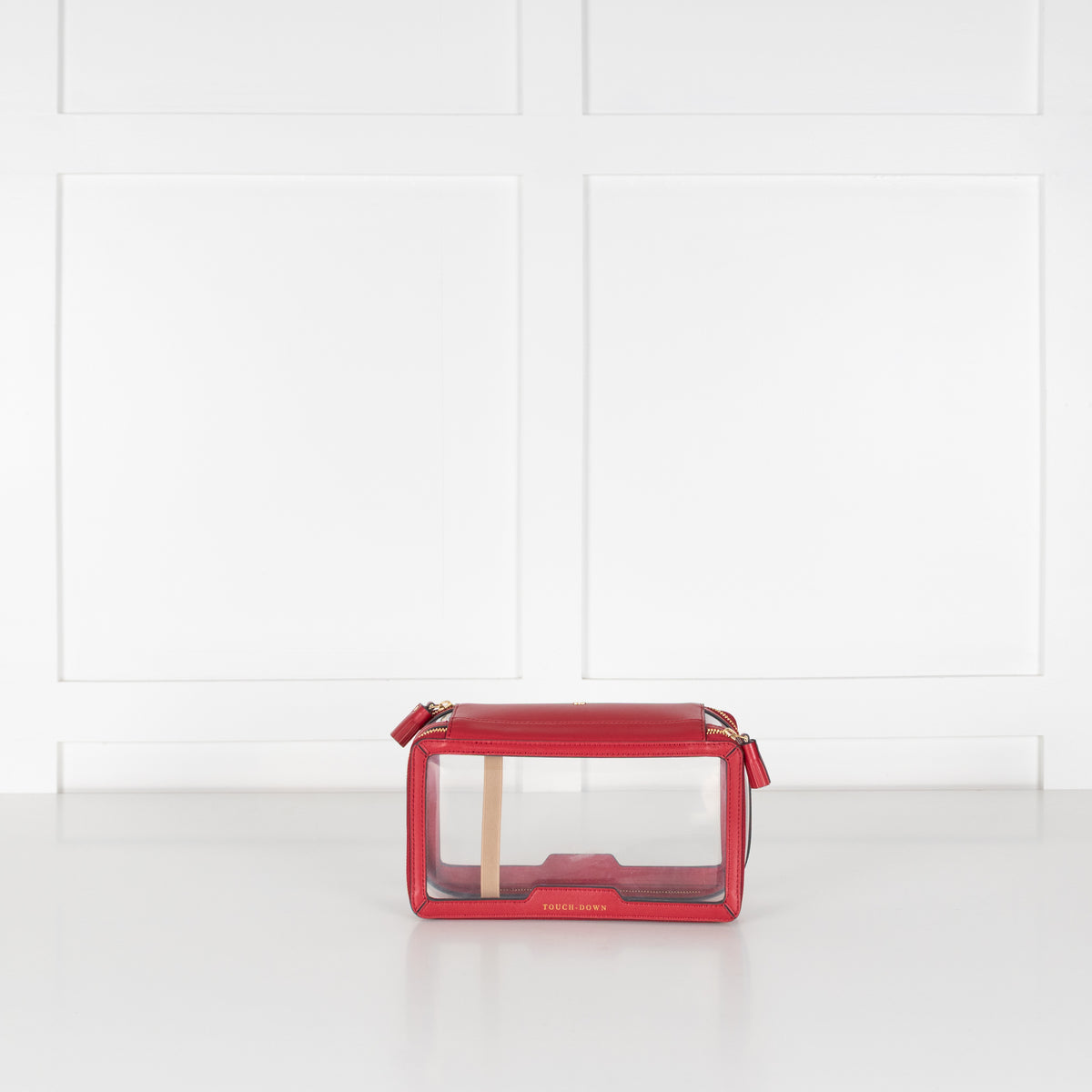 Anya Hindmarch Red Touch Down Makeup Bag