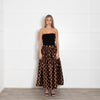 La Double J Black Winter Sun Jacquard Full Skirt