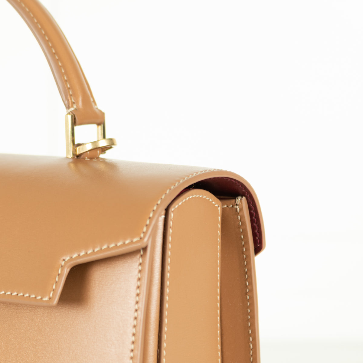 Anya Hindmarch Tan Mortimer Top Handle Bag