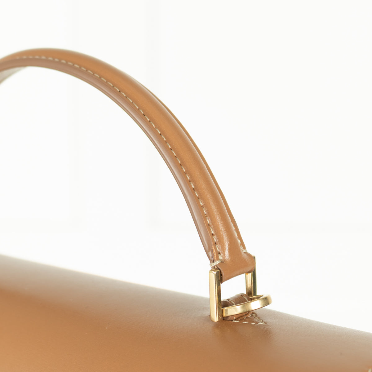 Anya Hindmarch Tan Mortimer Top Handle Bag