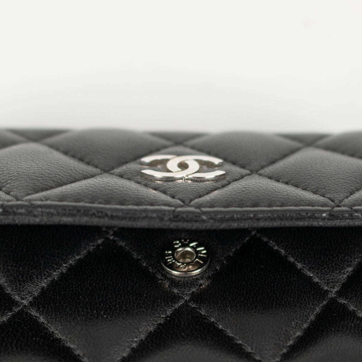 Chanel Black Bi-fold Card Holder