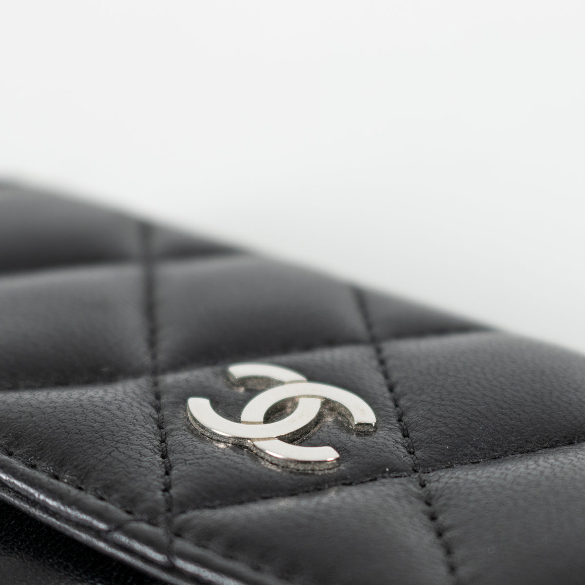 Chanel Black Bi-fold Card Holder