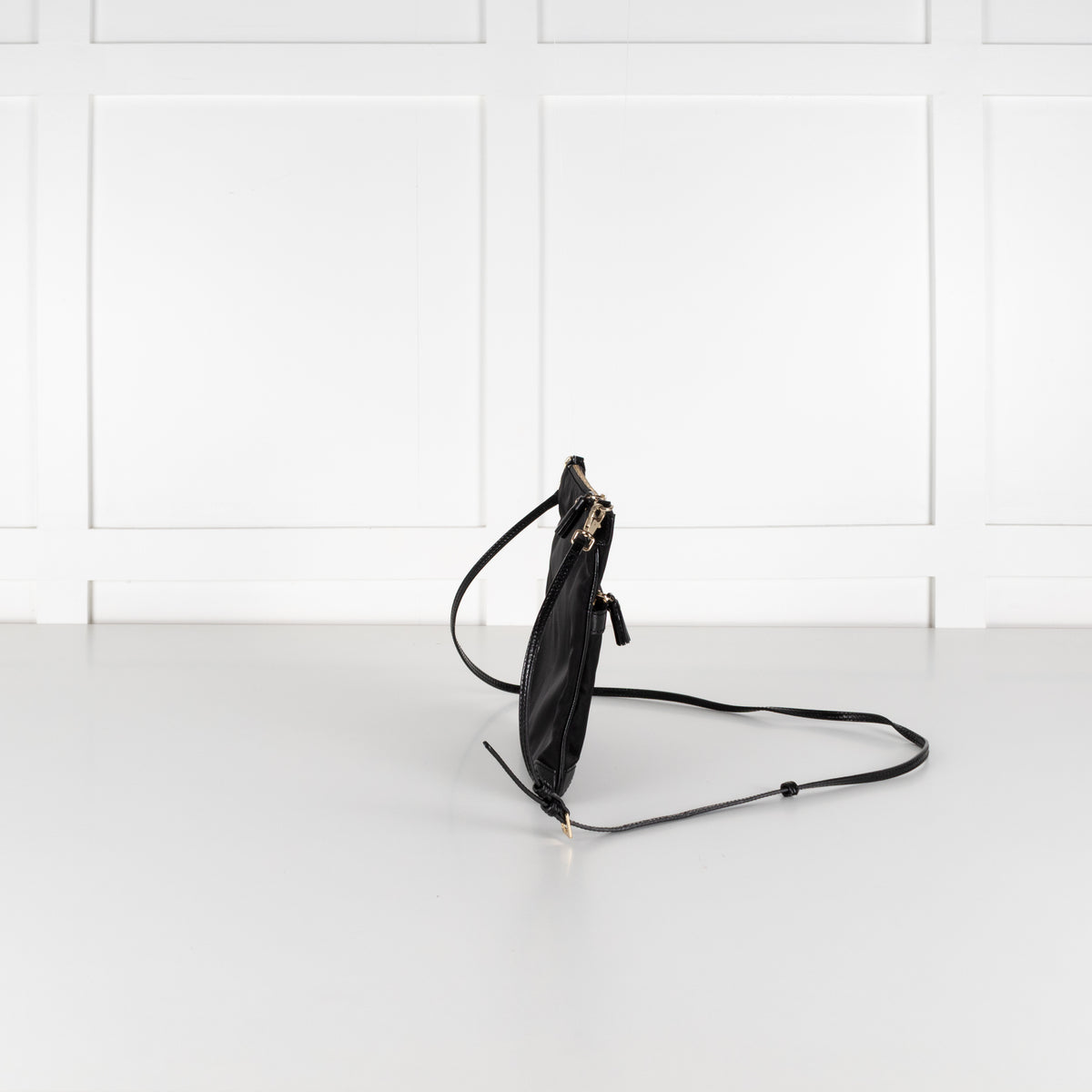Anya Hindmarch Black Nylon Small Crossbody Bag