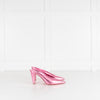 Christian Louboutin Metallic Pink Very Vee Mules