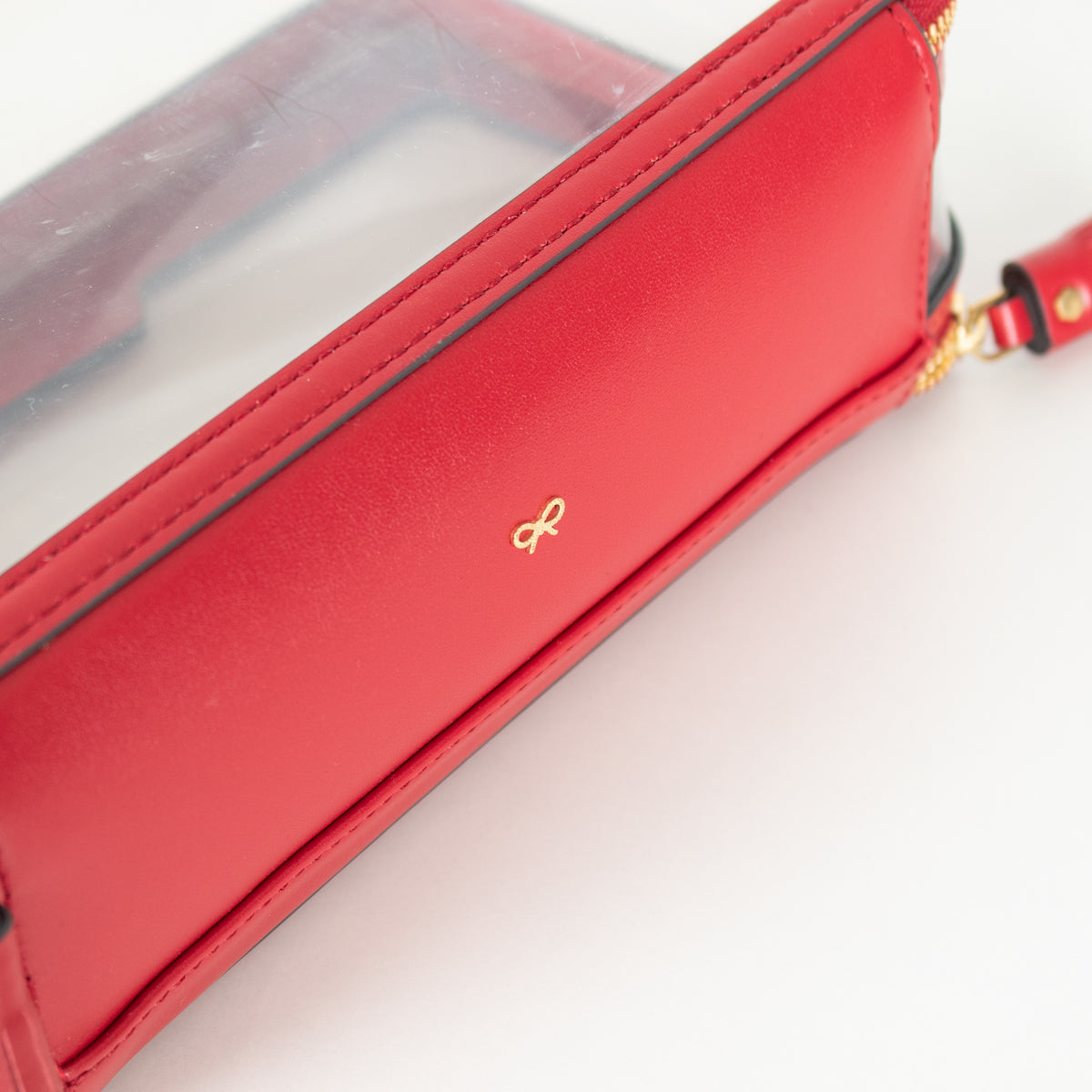 Anya Hindmarch Red Touch Down Makeup Bag