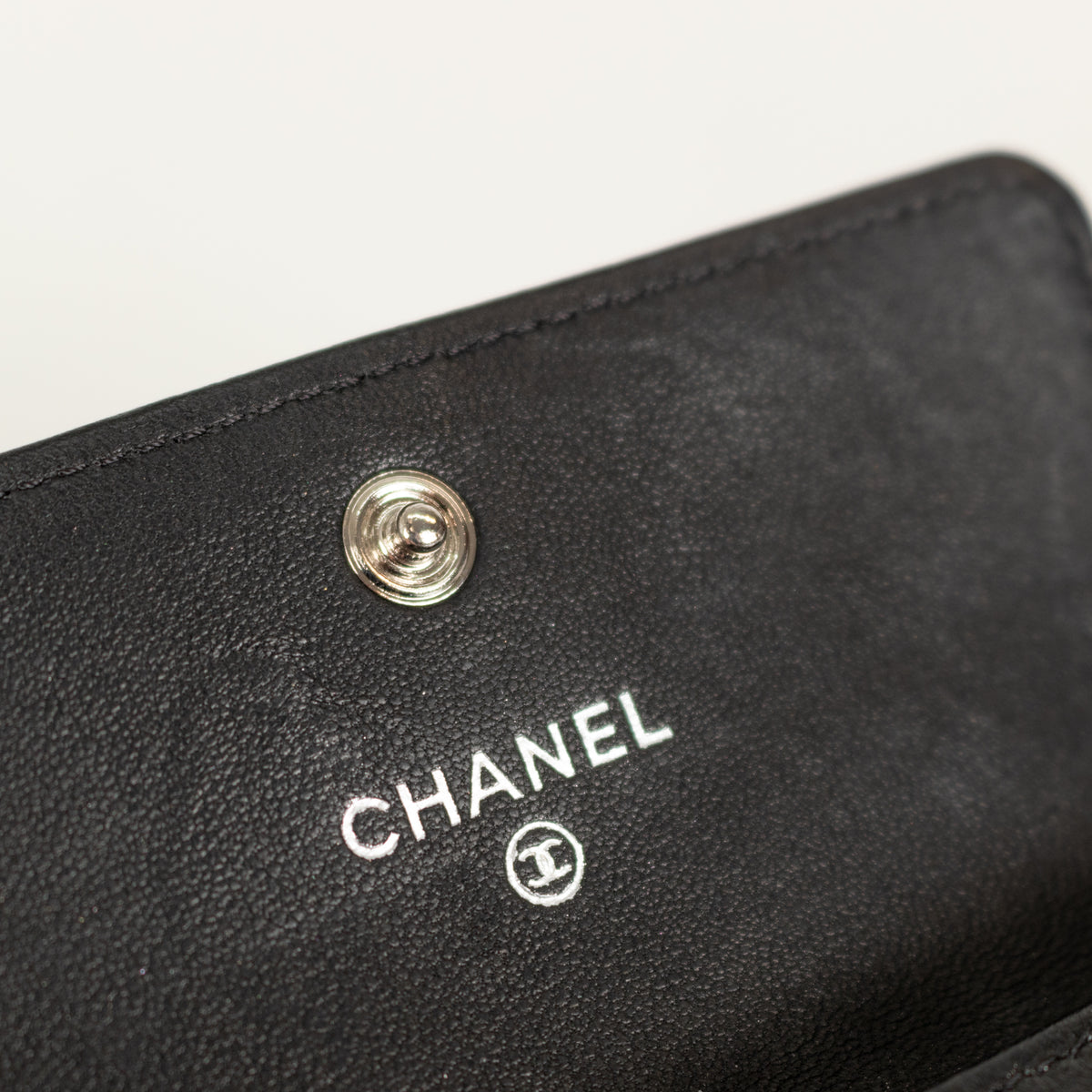 Chanel Black Bi-fold Card Holder