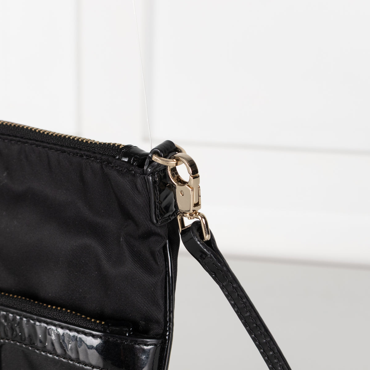 Anya Hindmarch Black Nylon Small Crossbody Bag