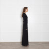 16Arlington Black Solaria Long Sleeve Gown