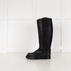 Givenchy Black Rubber Riding Boots