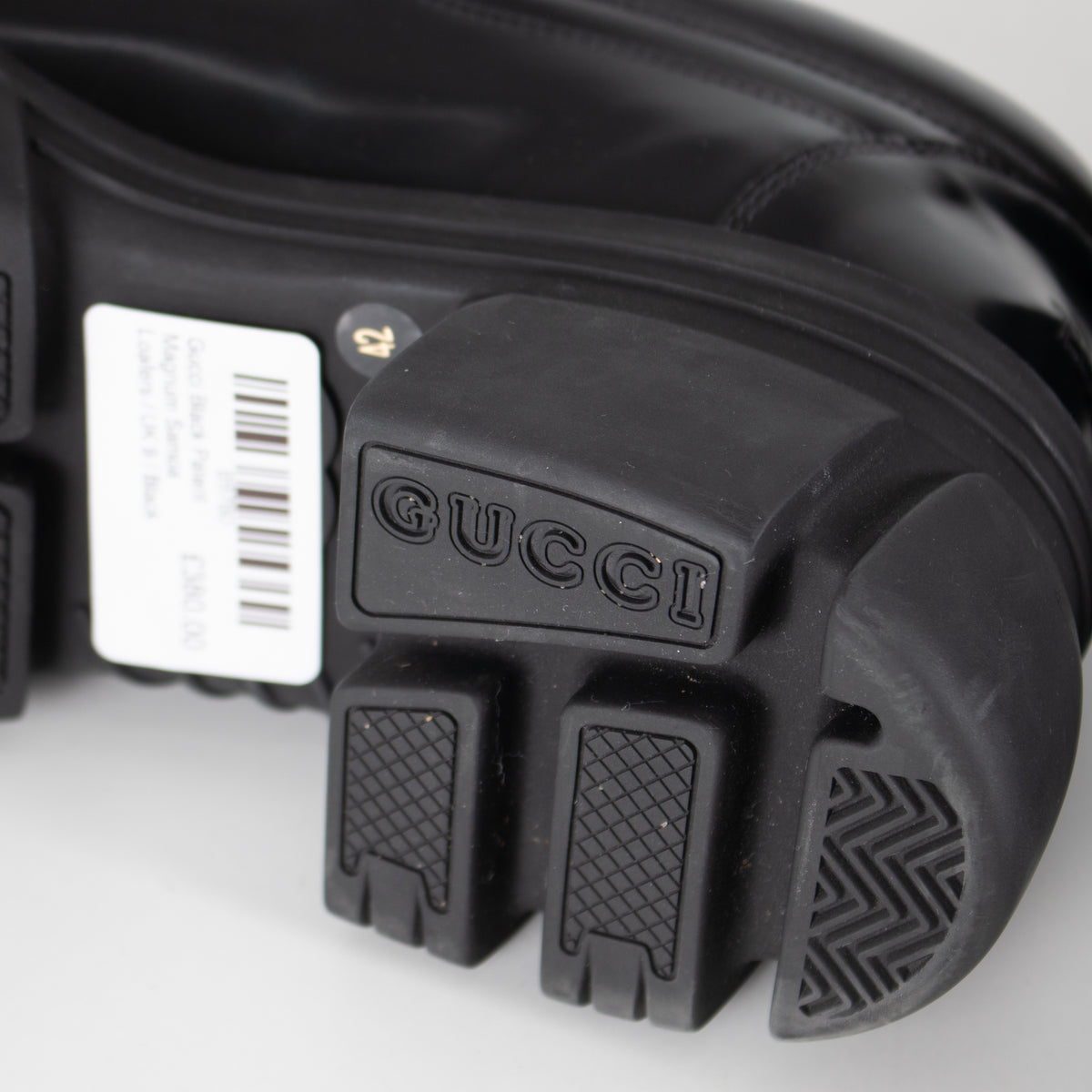 Gucci Black Patent Magnum Samoa Loafers