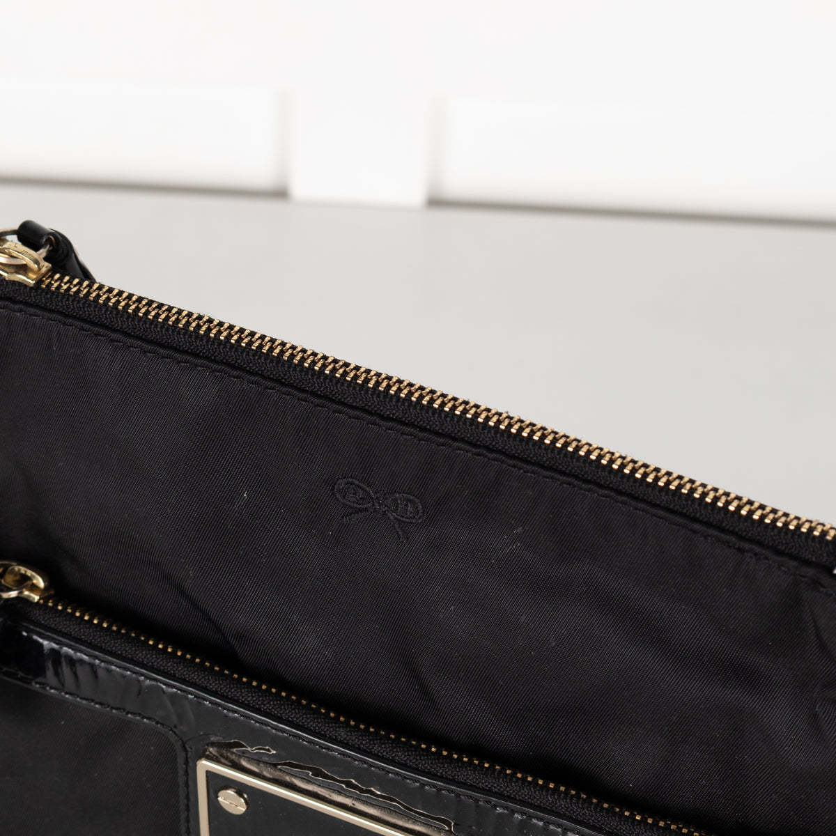 Anya Hindmarch Black Nylon Small Crossbody Bag