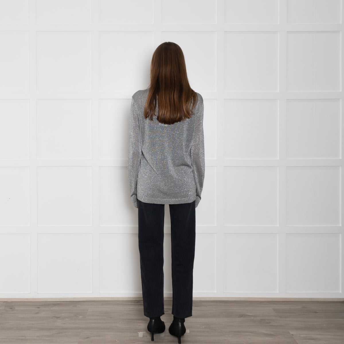 Bella Freud Silver Lurex '1970' Jumper