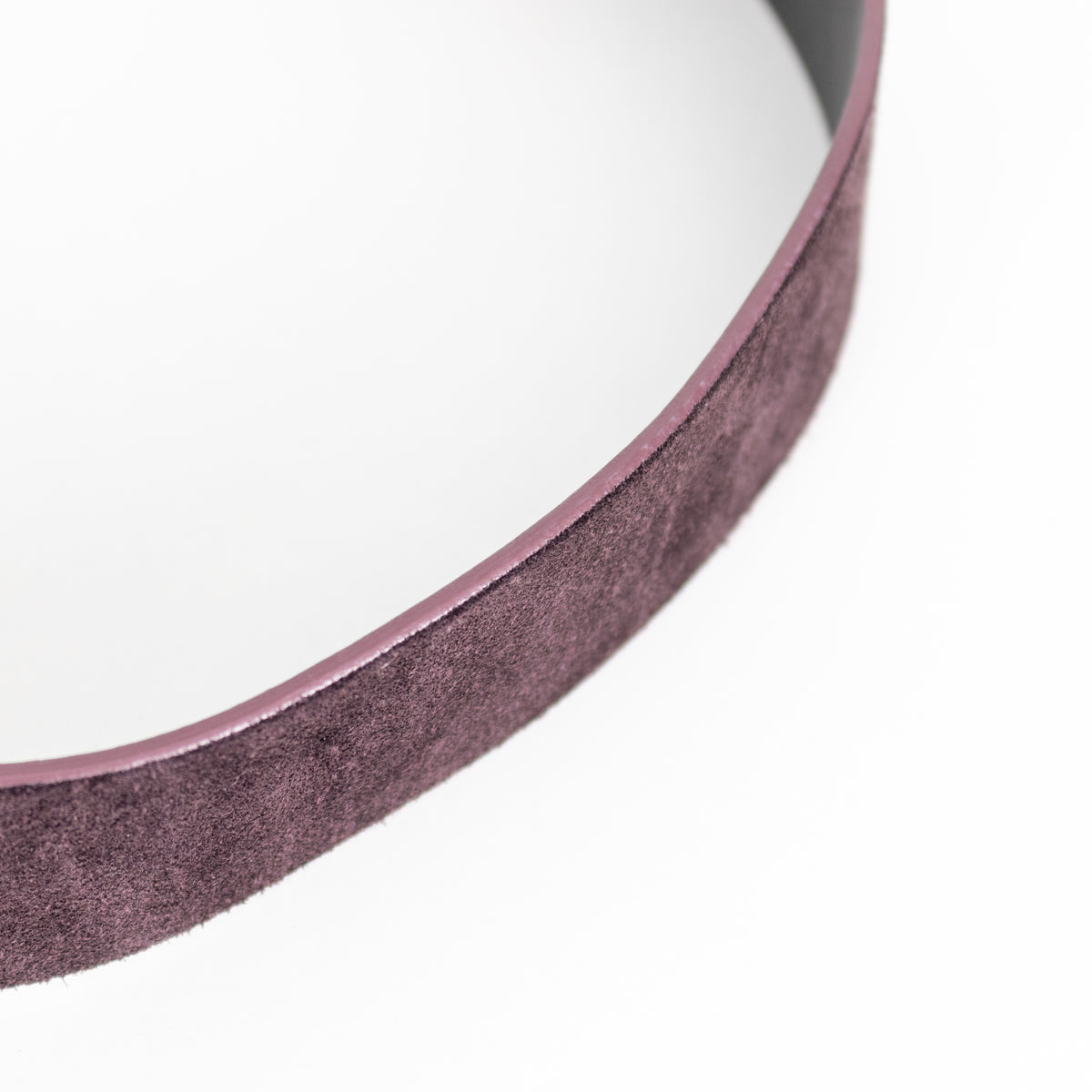 Ba&Sh Aubergine Suede Wide Belt