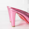 Christian Louboutin Metallic Pink Very Vee Mules