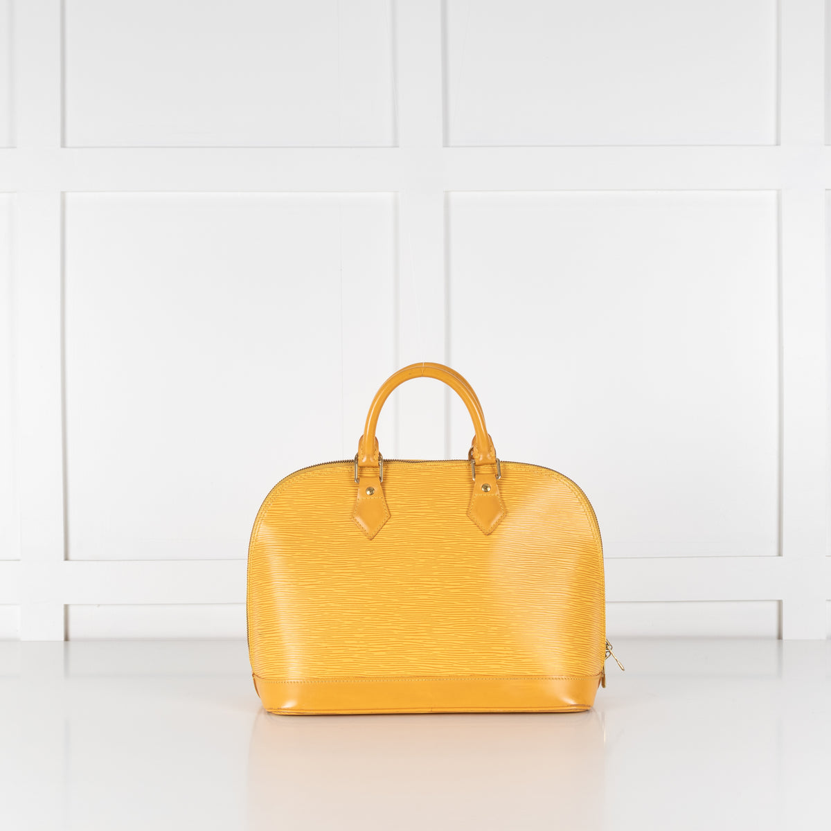 Louis Vuitton Yellow Alma Pm Epi Leather Bag