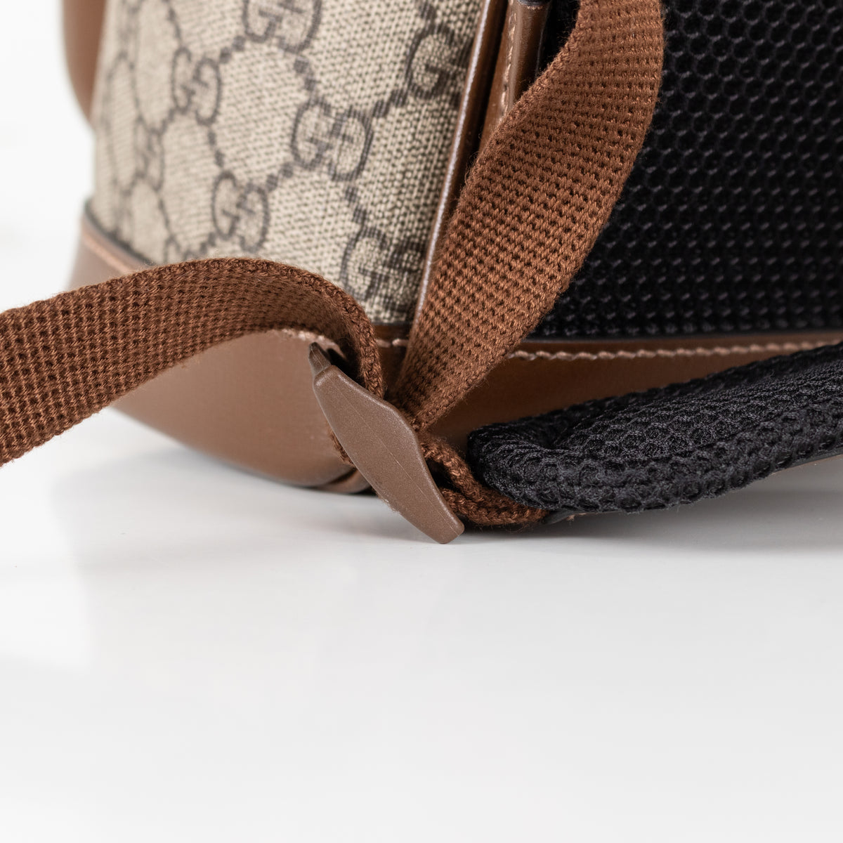 Gucci Beige GG Supreme Monogrammed Backpack