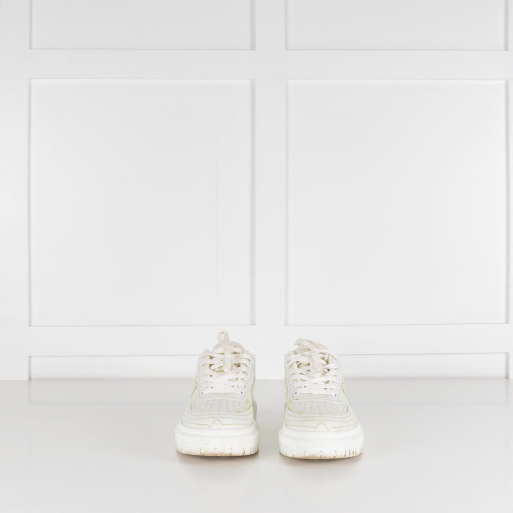 Christian Dior Addict White/Lime Sneakers