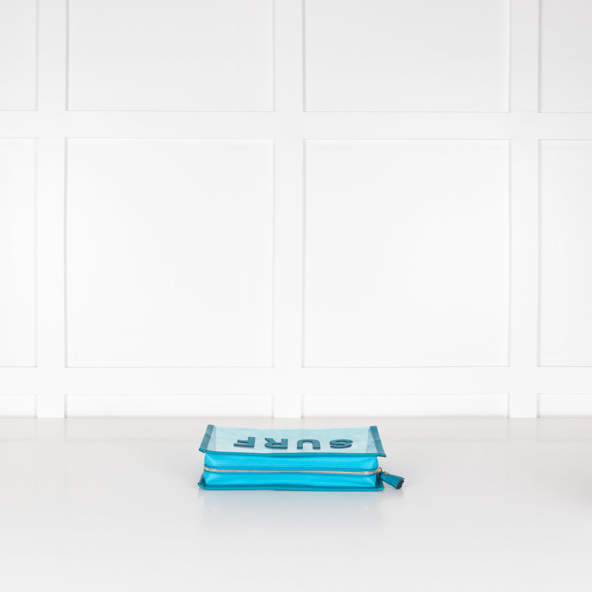 Anya Hindmarch Blue Surf Wash Bag