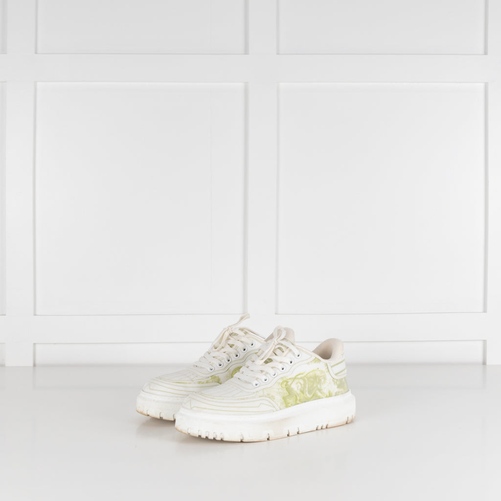 Christian Dior Addict White/Lime Sneakers