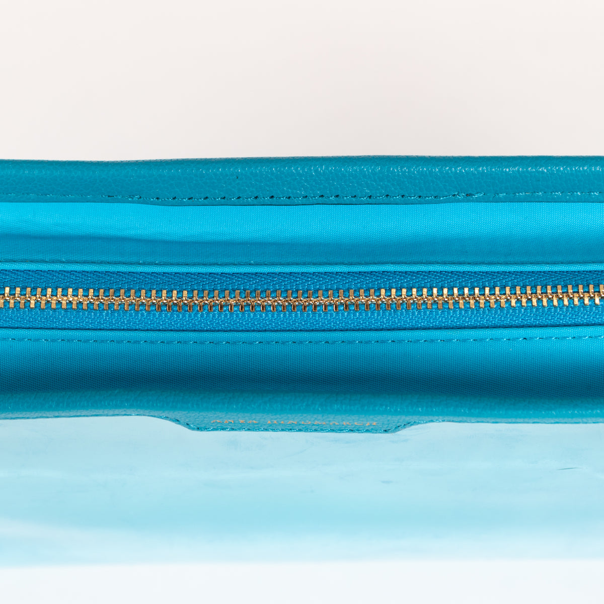 Anya Hindmarch Blue Surf Wash Bag
