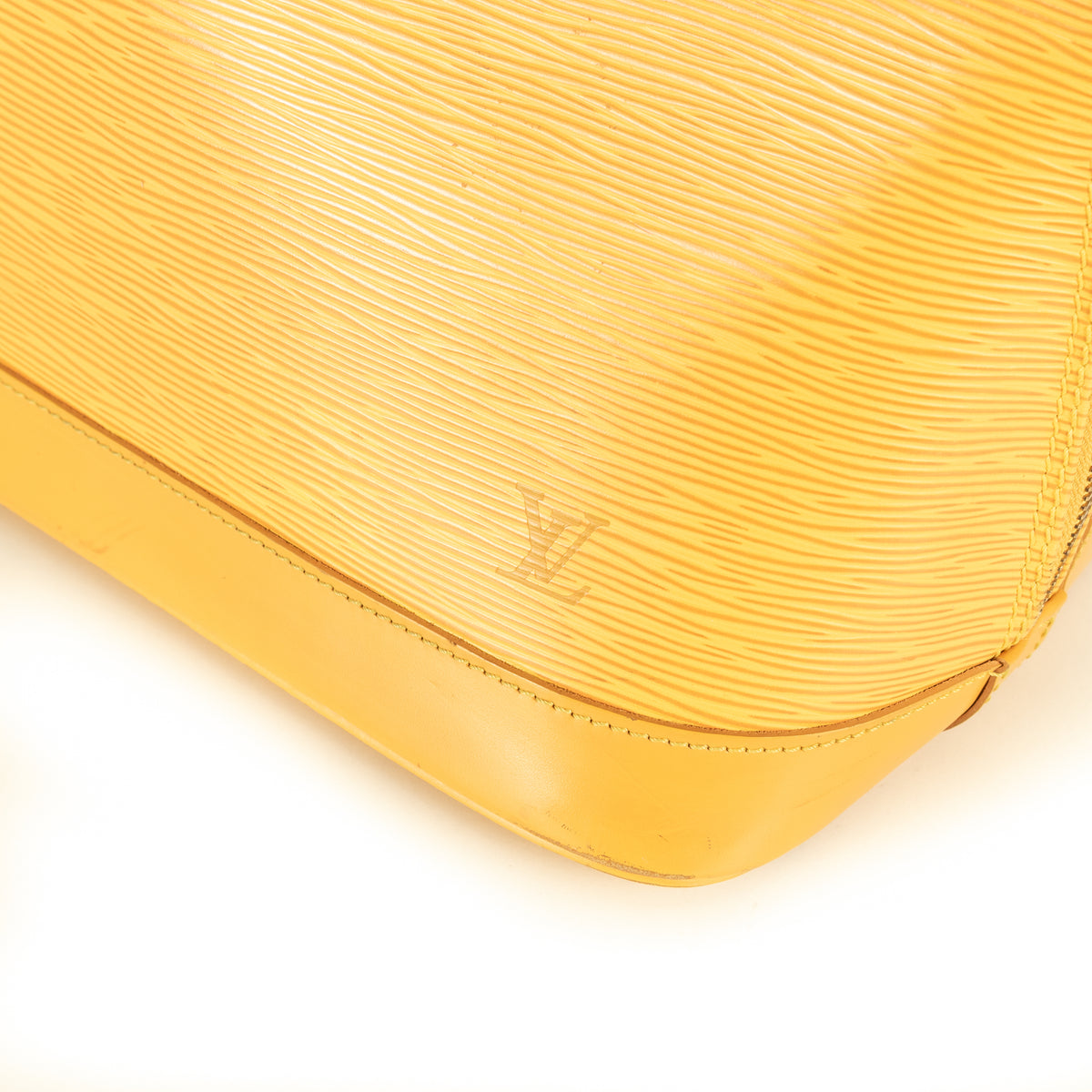 Louis Vuitton Yellow Alma Pm Epi Leather Bag