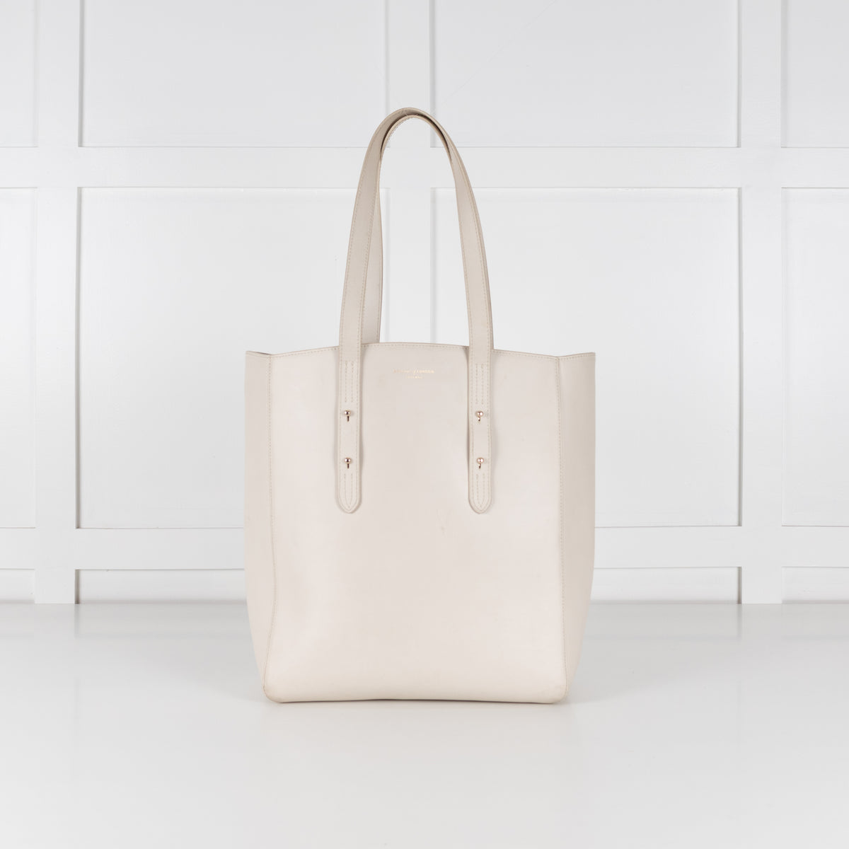 Aspinal of London Cream Top Handle Tote