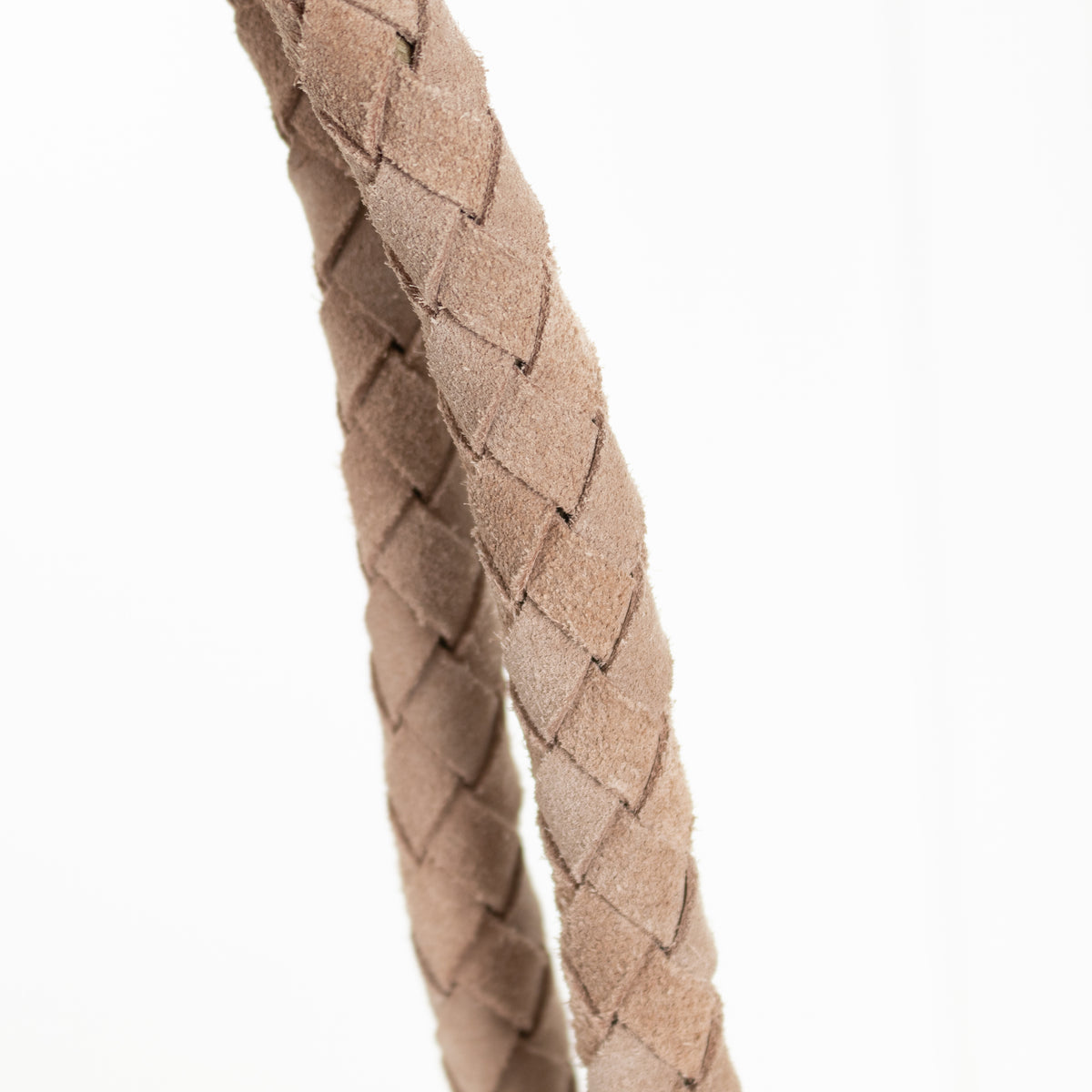 Milaner Taupe The Classic Elena Woven Handbag