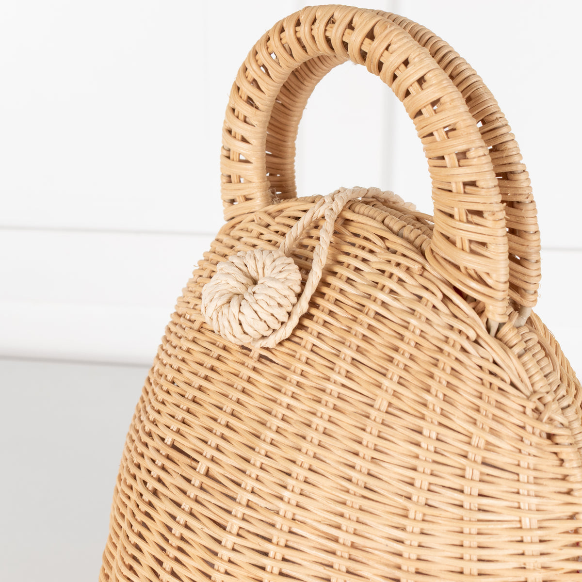 Cult Gaia Millie Rattan Bag