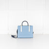 Strathberry Blue Colour Block Midi tote