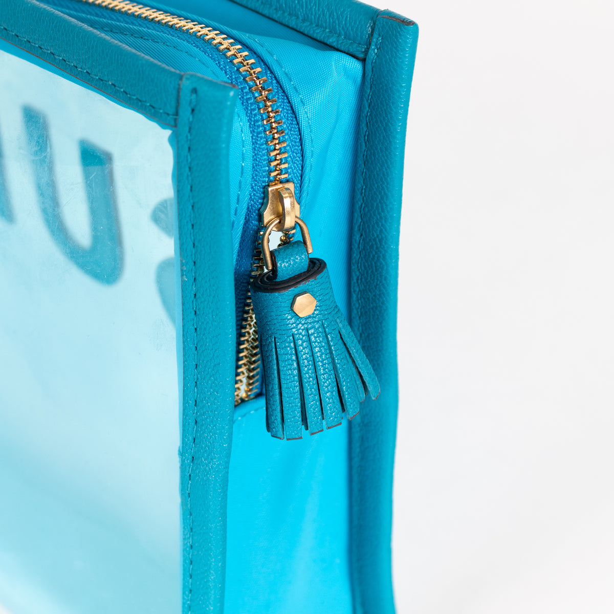Anya Hindmarch Blue Surf Wash Bag