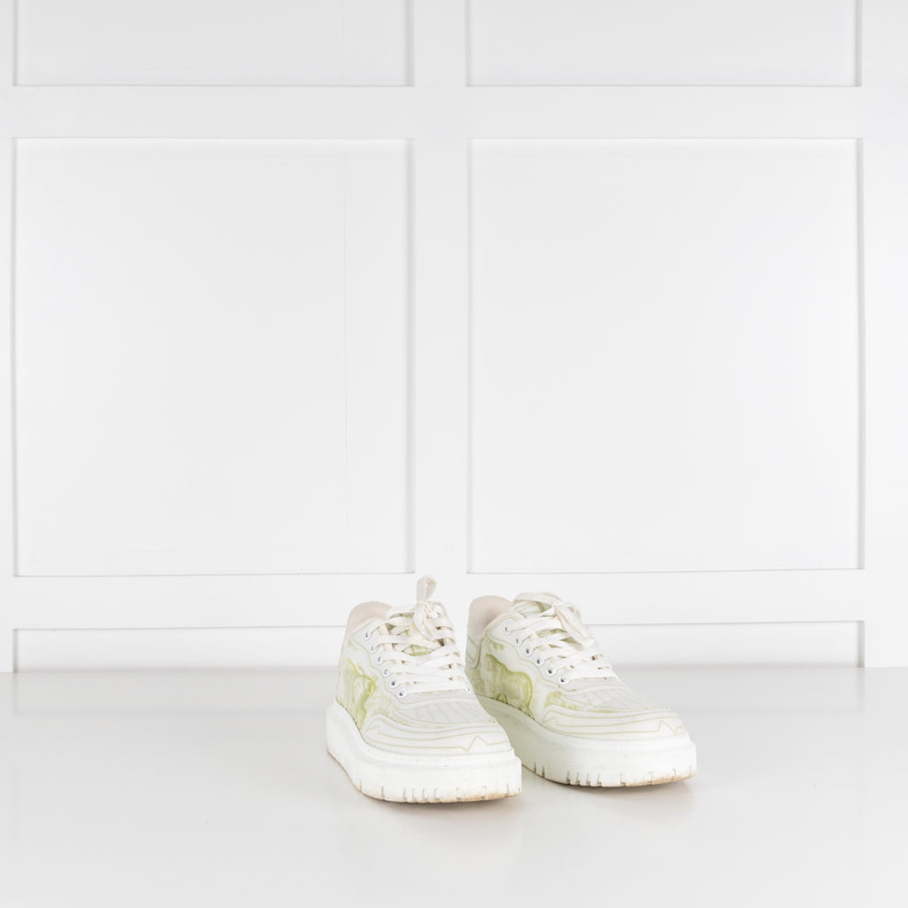 Christian Dior Addict White/Lime Sneakers