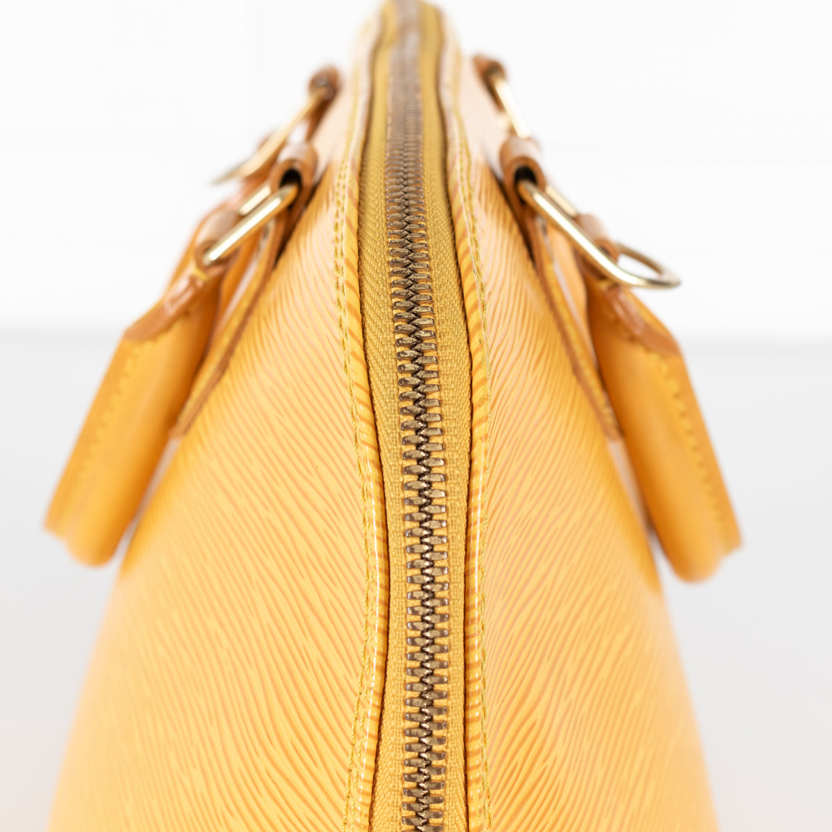 Louis Vuitton Yellow Alma Pm Epi Leather Bag